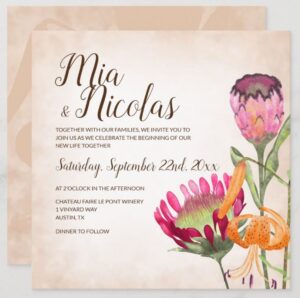 orange-tiger-lily-pink-protea-flowers-fall-wedding-invitation-template
