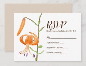 orange-tiger-lily-wedding-rsvp-card