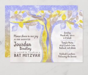 traditional-bat-mitzvah-blue-and-yellow-invitations