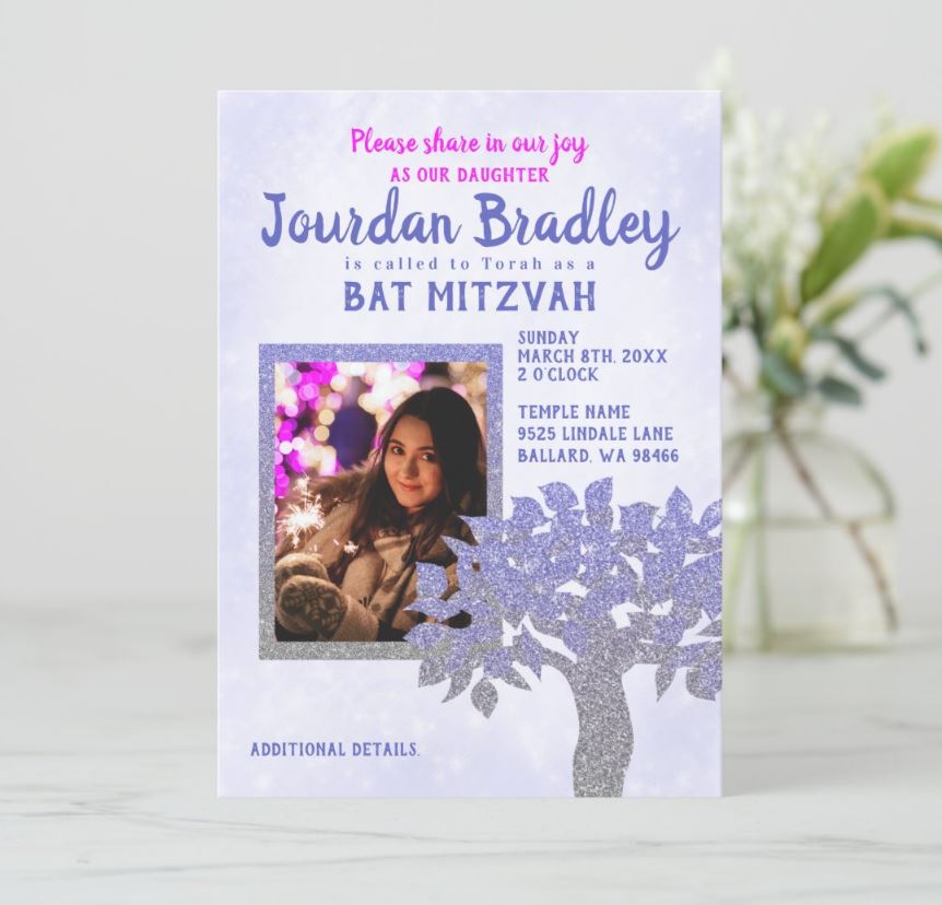 sparkly-blue-bat-mitzvah-invitations