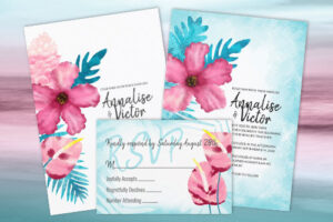 tropical-pink-hibiscus-wedding